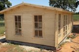 Casetta in legno con deposito attrezzi LEA (44 mm), 7x4 m, 28 m² customer 1