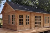 Casetta in legno da giardino DEVON (44 mm), 6x4 m, 24 m² customer 3