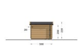 Casetta in legno da giardino MALTA (34 mm), 3x3 m, 9 m² specification 4