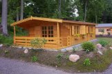 Casa in legno coibentata HYMER 42 mq + 10 mq di porticato customer 2