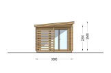 Casetta in legno da giardino EVA (34 mm), 6x3 m, 8 m² specification 3