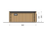 Ufficio in legno da giardino PREMIUM (34 mm + rivestimento), 6.5x4.5 m, 26 m² specification 4