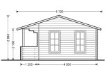 Casetta in legno da giardino ROYAL S (44 mm), 5x5 m, 25 m² specification 3