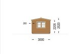 Casetta in legno da giardino OAK S (66 mm), 6x3 m, 18 m² specification 3