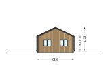 Casa in legno NICOLE S (Coibentata, 66 mm + rivestimento), 66 m² specification 5