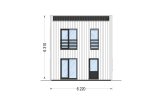 Casa prefabbricata abitabile KAYA 4L PV (Coibentata PLUS, 44 mm + rivestimento), 50 m² specification 5