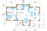 Casa in legno abitabile HOLLAND RV (Coibentata PLUS, 44 mm + rivestimento), 116 m² specification 1