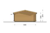 Casetta in legno da giardino DREUX (34 mm), 5x4 m, 18 m² specification 4