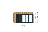 Ufficio in legno da giardino PREMIUM (34 mm + rivestimento), 6.5x4.5 m, 26 m² specification 5