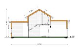 Casa prefabbricata abitabile HOLLAND PV (Coibentata PLUS, 44 mm + rivestimento), 116 m² specification 7