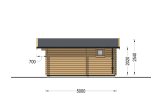 Casetta in legno da giardino NINA (34 mm), 5x5 m, 25 m² specification 5