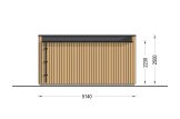 Ufficio in legno da giardino PREMIUM (34 mm + rivestimento), 5x3 m, 13 m² specification 4