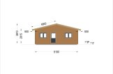 Casa in legno abitabile ALICE S (44 mm + rivestimento), 63 m² specification 3