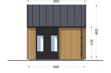 Casa in legno abitabile SALLY RV (Coibentata PLUS, 44 mm + rivestimento), 20 m² specification 5