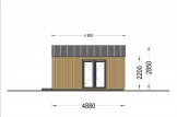 Casetta in legno da giardino PIA (Coibentata, struttura in legno), 5.2 x 4.9 m, 18 m² specification 3
