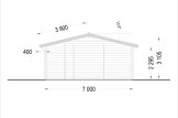 Casa in legno MILA (44 mm), 56 m² specification 5