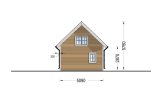 Casa in legno KARINA (Coibentata, 34 mm + rivestimento), 46 m² specification 5