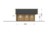 Casa in legno con mezzanino SCOOT S (34+34 mm), 27 m² + 9 m² specification 4
