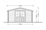Casetta da giardino RENNES (34 mm) 4x3 m 12 mq specification 2