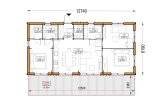 Casa in legno abitabile NICOLE RV (Coibentata PLUS, 44 mm + rivestimento), 68 m² specification 1