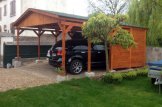 Tettoia auto in legno doppia CLASSIC 6x6 m customer 1