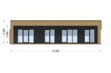 Casa in legno abitabile KAYA 3 RV (Coibentata PLUS, 44 mm + rivestimento), 70 m² specification 2