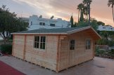 Casetta in legno da giardino NINA (Coibentata, 44+44 mm), 5x5 m, 25 m² customer 2
