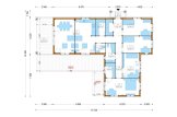 Casa prefabbricata abitabile TESSA PV (Coibentata PLUS, 44 mm + rivestimento), 130 m² specification 1