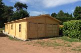Garage in legno doppio (44 mm) 6x9 m customer 3