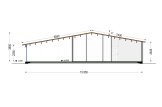 Casa in legno RIVIERA S (44+44 mm), 130 m² specification 6
