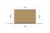 Ufficio in legno da giardino PREMIUM (Coibentata, 34 mm + rivestimento), 7x4 m, 28 m² specification 5