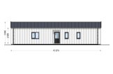 Casa prefabbricata abitabile ROBERTA PV (Coibentata PLUS, 44 mm + rivestimento), 95 m² specification 2
