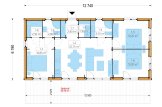 Casa in legno abitabile NICOLE RV (Coibentata PLUS, 44 mm + rivestimento), 67 m² specification 1