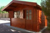 Casetta in legno da giardino DREUX (44 mm), 4x4 m, 16 m² customer 2