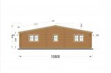 Casa in legno FILL S (34+34 mm), 60 m² specification 4