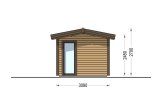Casetta in legno da giardino ARTUR PLUS (Coibentata, 34 mm + rivestimento), 6x3 m, 15 m² specification 5