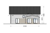 Casa prefabbricata abitabile VERA PV (Coibentata PLUS, 44 mm + rivestimento), 127 m² specification 5