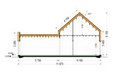 Casa prefabbricata abitabile MIRABEL PV (Coibentata PLUS, 44 mm + rivestimento), 70 m² specification 7