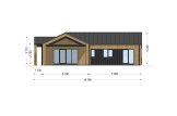 Casa in legno abitabile TESSA RV (Coibentata PLUS, 44 mm + rivestimento), 130 m² specification 3