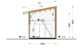 Casa in legno abitabile SOPHIA (Coibentata, 34 mm + rivestimento), 20 m² specification 7