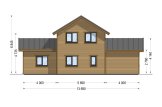 Casa in legno abitabile HOLLAND RV (Coibentata PLUS, 44 mm + rivestimento), 116 m² specification 5