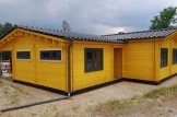 Casa in legno BERTA (44+44 mm), 72 m² + 18 m² di porticato e garage di 20 m² customer 1