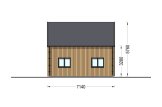 Casa in legno ALINA (Coibentata, 34 mm + rivestimento), 46 m² specification 6