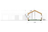 Casa prefabbricata abitabile TESSA PV (Coibentata PLUS, 44 mm + rivestimento), 130 m² specification 7