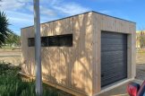 Garage in legno con tetto piano SILVIA F (34 mm + rivestimento), 6x6 m, 36 m² customer 2