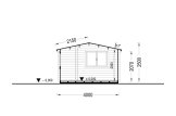 Casetta in legno da giardino OSLO (44 mm), 5x4 m, 20 m² specification 6