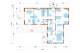 Casa prefabbricata abitabile TESSA PV (Coibentata PLUS, 44 mm + rivestimento), 130 m² specification 7