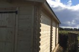 Garage in legno (44 mm) 4x7.5 m customer 3