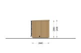 Sauna da esterno OKO (34 mm + rivestimento), 2.3x2.3 m, 4.1 m² specification 3