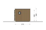 Casetta in legno da giardino INES (34 mm + rivestimento), 6x3 m, 18 m² specification 3